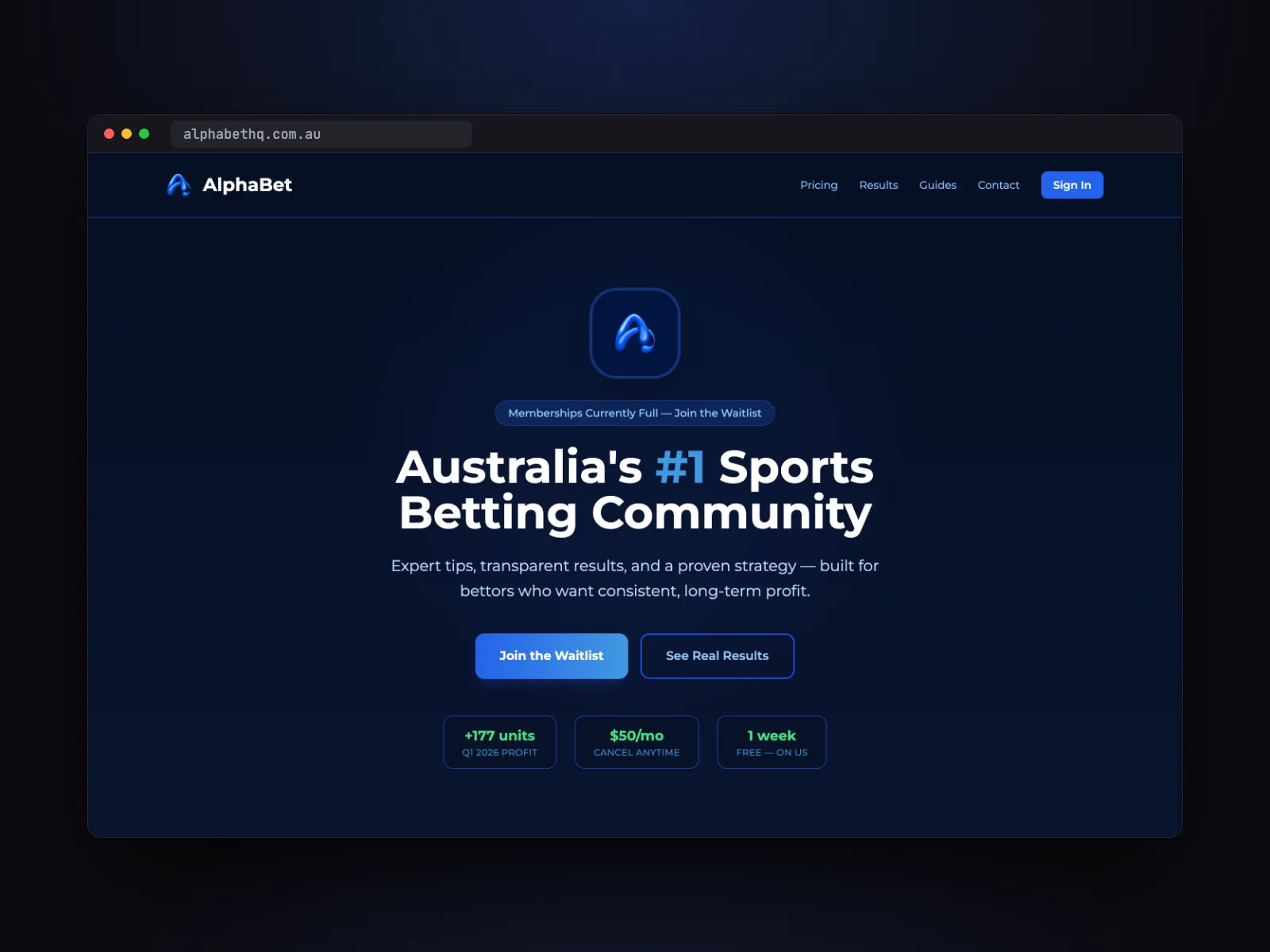 AlphaBet website